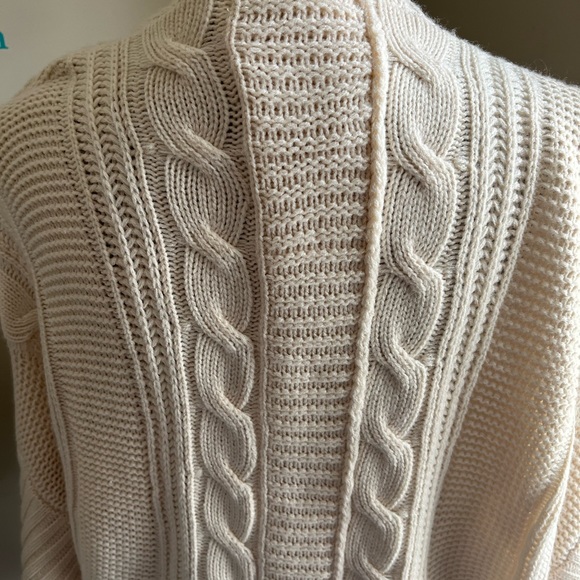Soft knit cream cardigan 26x30 - Picture 6 of 8